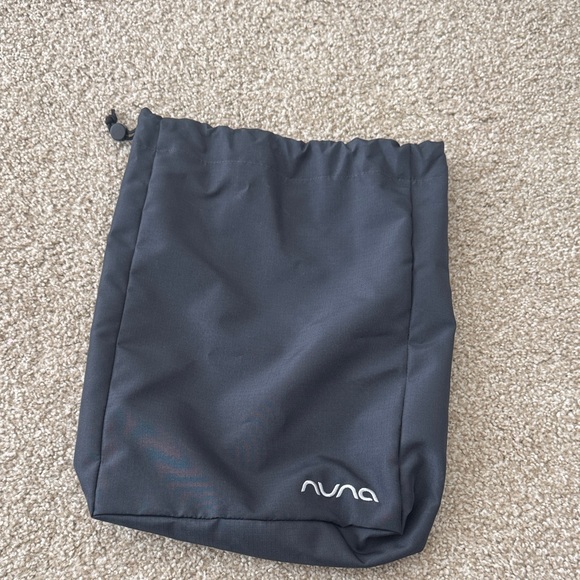 Nuna Black Drawstring Bag